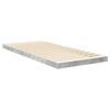 vidaXL Bodenbettrahmen Beton Grau 76,5 x 200 cm Holzwerkstoff