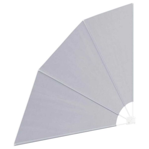 vidaXL Balkon Sichtschutz Grau 160 x 160 cm Polyester