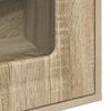 vidaXL Katzenhaus Sonoma 53 x 52 x 62 cm Holzwerkstoff