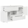 vidaXL Sideboard Hochglanz Wei&szlig; 100 x 30 x 65,6 Holzwerkstoff