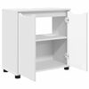 vidaXL Badezimmerwaschbecken-Schrank mit Regal Wei&szlig; 60 x 30 x 60 cm