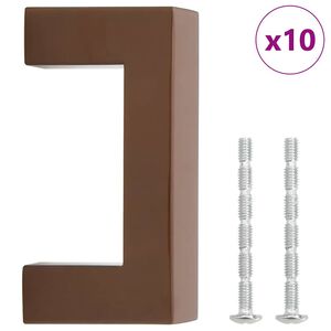 vidaXL M&ouml;belgriffe 10 Stk. Bronzen 64 mm Edelstahl