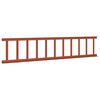 vidaXL Dachschneeschild Rot 300 x 2,5 x 20 cm Stahl