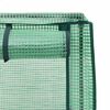 vidaXL Hochbeet mit Gew&auml;chshaus-Aufsatz Rattan-Optik 80x40x138 cm