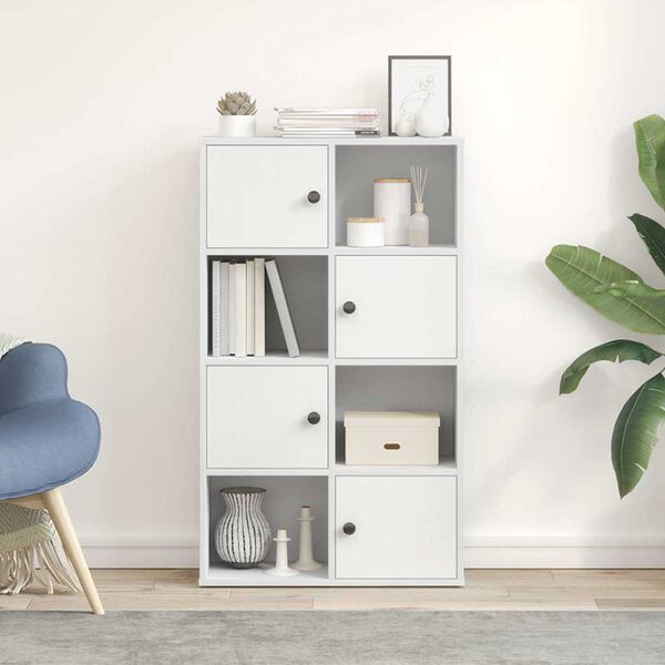 vidaXL B&uuml;cherregal Wei&szlig; 60x24x101,5 cm Holzwerkstoff
