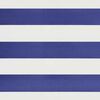 vidaXL Markise Einziehbar Blau und Weiß 4,5x3 m Stoff und Aluminium