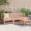 vidaXL Gartensofas ohne Armlehnen 3 Stk. 70x70x67 cm Douglasienholz