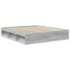 vidaXL Bettgestell Grau Sonoma 200x200 cm
