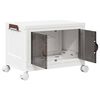 vidaXL Aufbewahrungsbox mit R&auml;dern Stapelbar 28 L 48,5x29,5x33 cm