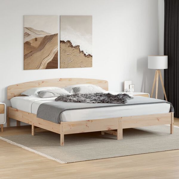 vidaXL Kopfteil 180 cm Massivholz Kiefer