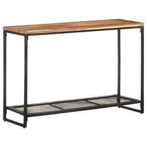 vidaXL Konsolentisch 110x35x75 cm Akazie Massivholz
