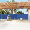 vidaXL Seitenmarkise Ausziehbar Blau 160x1200 cm