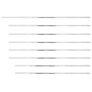 vidaXL Stangen f&uuml;r Tischfu&szlig;ball 8 Stk. 15,9 mm
