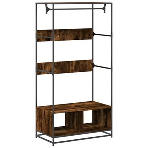 vidaXL Kleiderst&auml;nder R&auml;uchereiche 90x50x180 cm Holzwerkstoff