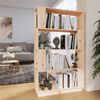 vidaXL B&uuml;cherregal/Raumteiler 80x25x132 cm Massivholz Kiefer