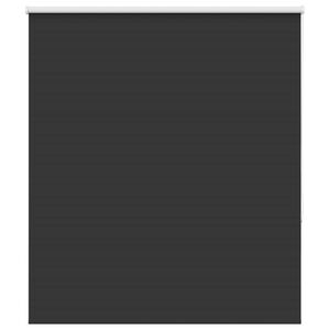 vidaXL Verdunkelungsrollo Schwarz 140x150 cm Stoffbreite 136,6 cm