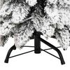 vidaXL K&uuml;nstlicher Weihnachtsbaum Beleuchtung & Schnee 80 LEDs 150 cm