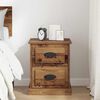 vidaXL Nachttisch Altholz 39 x 39 x 47,5 cm Holzwerkstoff