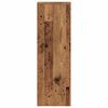 vidaXL Pflanzenst&auml;nder Altholz-Optik 33x33x100 cm Holzwerkstoff
