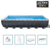 Intex Pool-Set Ultra XTR Frame Rechteckig 732x366x132 cm