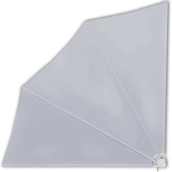 vidaXL Faltbarer Balkonf&auml;cher Grau 140&times;140 cm
