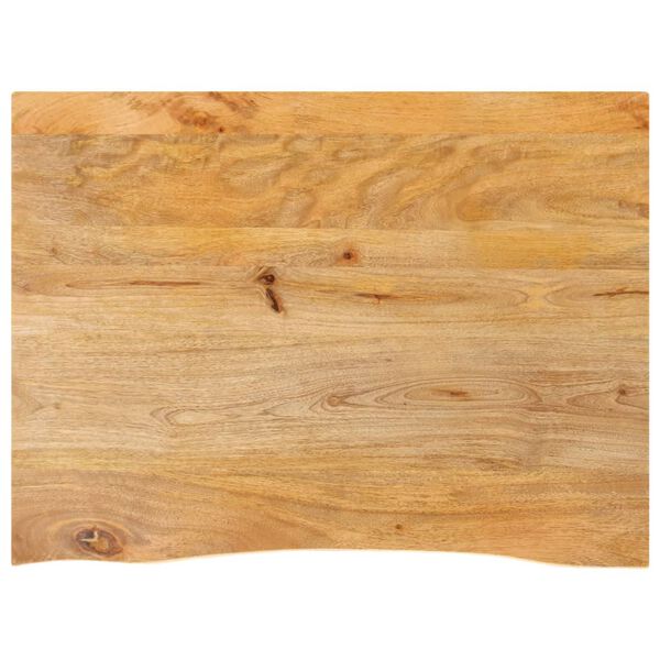 vidaXL Tischplatte mit Baumkante 70x60x2,5 cm Massivholz Mango
