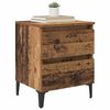 vidaXL Nachttisch 2 pcs Altholz 40 x 35 x 50 cm Holzwerkstoff