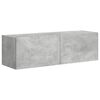 vidaXL Wandmontiert 6 pcs Beton Grau