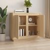 vidaXL Sideboard Sonoma-Eiche 80x34x75 cm Holzwerkstoff
