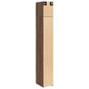 vidaXL Hochschrank Schmal Eichen-Optik 30x42,5x225 cm Holzwerkstoff