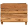 vidaXL Hochbeet 50x40x38 cm Teak Altholz und Stahl