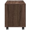 vidaXL Rollschrank Braun Eichen-Optik 72x33x42,5 cm Holzwerkstoff