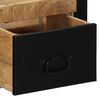 vidaXL Nachttische 2 Stk. 40x35x25 cm Raues Mango-Massivholz