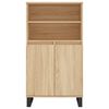 vidaXL Highboard Sonoma-Eiche 60x36x110 cm Holzwerkstoff