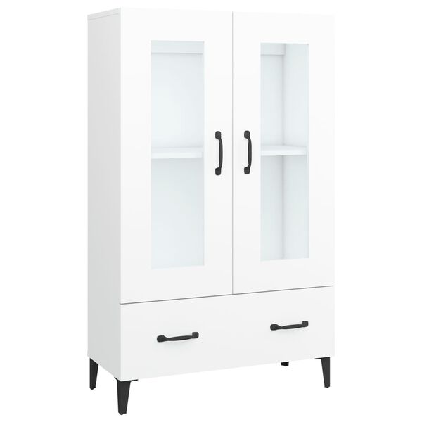 vidaXL Highboard Wei&szlig; 70x31x115 cm Holzwerkstoff