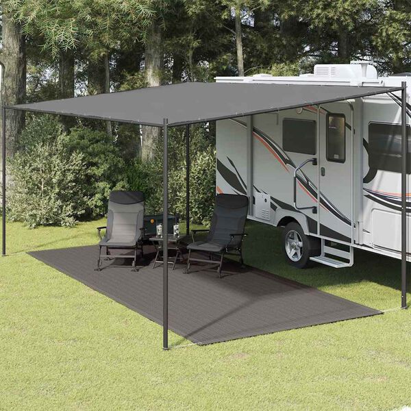 vidaXL Zeltteppich 250 x 500 cm Anthrazit