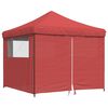 vidaXL Party-Zelt Bordeauxrot 292 x 292 x 315 cm Oxford-Stoff