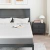 vidaXL Matratzenauflage Wei&szlig; 140 x 190 cm Jacquard Stoff