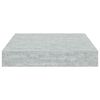 vidaXL Schweberegal Betongrau 23x23,5x3,8 cm MDF