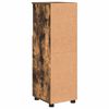 vidaXL Badezimmerschrank mit T&uuml;r Ger&auml;ucherte Eiche 30 x 35 x 95 cm