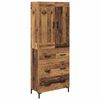 vidaXL Highboard 2 Stk. Altholz 69,5 x 34 x 180 cm Holzwerkstoff
