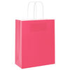 vidaXL Papiertragetaschen 50 Stk. mit Henkeln Rosa 18x8x22 cm