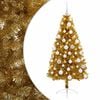 vidaXL K&uuml;nstlicher Weihnachtsbaum mit Weihnachtskugel 120 cm 150 LEDs
