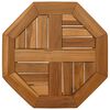 vidaXL Tischplatte 40x40x2,5 cm Achteckig Massivholz Teak