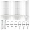 vidaXL Zaunpfosten 26 pcs Grau 3,2 x 3,2 x 205 cm
