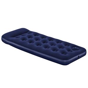 Bestway Luftmatratze Aufblasbar Beflockt mit Fu&szlig;pumpe 185x76x28 cm