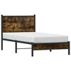 vidaXL Metallbett ohne Matratze R&auml;uchereiche 80x200 cm