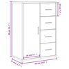 vidaXL Sideboards 2 Stk. Braun Eichen-Optik 60x31x84 cm Holzwerkstoff