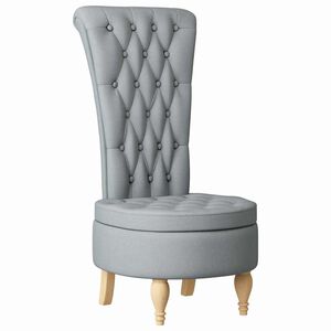 vidaXL Schlafsessel Hellgrau 56,5 x 70 x 110 cm Stoff