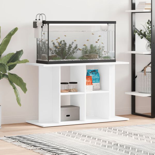 vidaXL Aquariumst&auml;nder Wei&szlig; 100x40x60 cm Holzwerkstoff